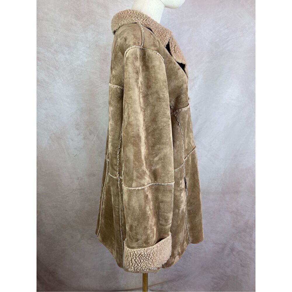 Y2K does 70s Afghan Plus Size Penny Lane Style Coat - Picture 5 of 6